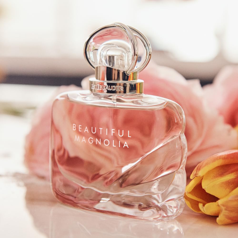 Estée Lauder Beautiful Magnolia Eau de Parfum Spray with Notes of Lush Magnolia, Solar Gardenia, Warm Woods & Luminous Musk | Floral Perfume for Women | Perfumes for Women