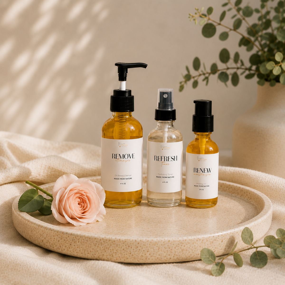 Anti-Aging, All Natural, Organic Skin Care Set to Heal Skin