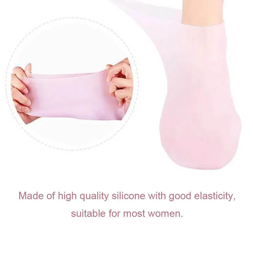 Silicone Socks Moisturizing Gel Socks Exfoliating and Preventing Dryness Spa Foot Care