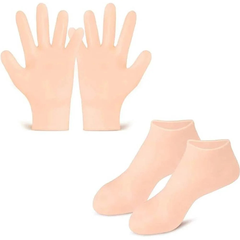 Silicone Socks Moisturizing Gel Socks Exfoliating and Preventing Dryness Spa Foot Care