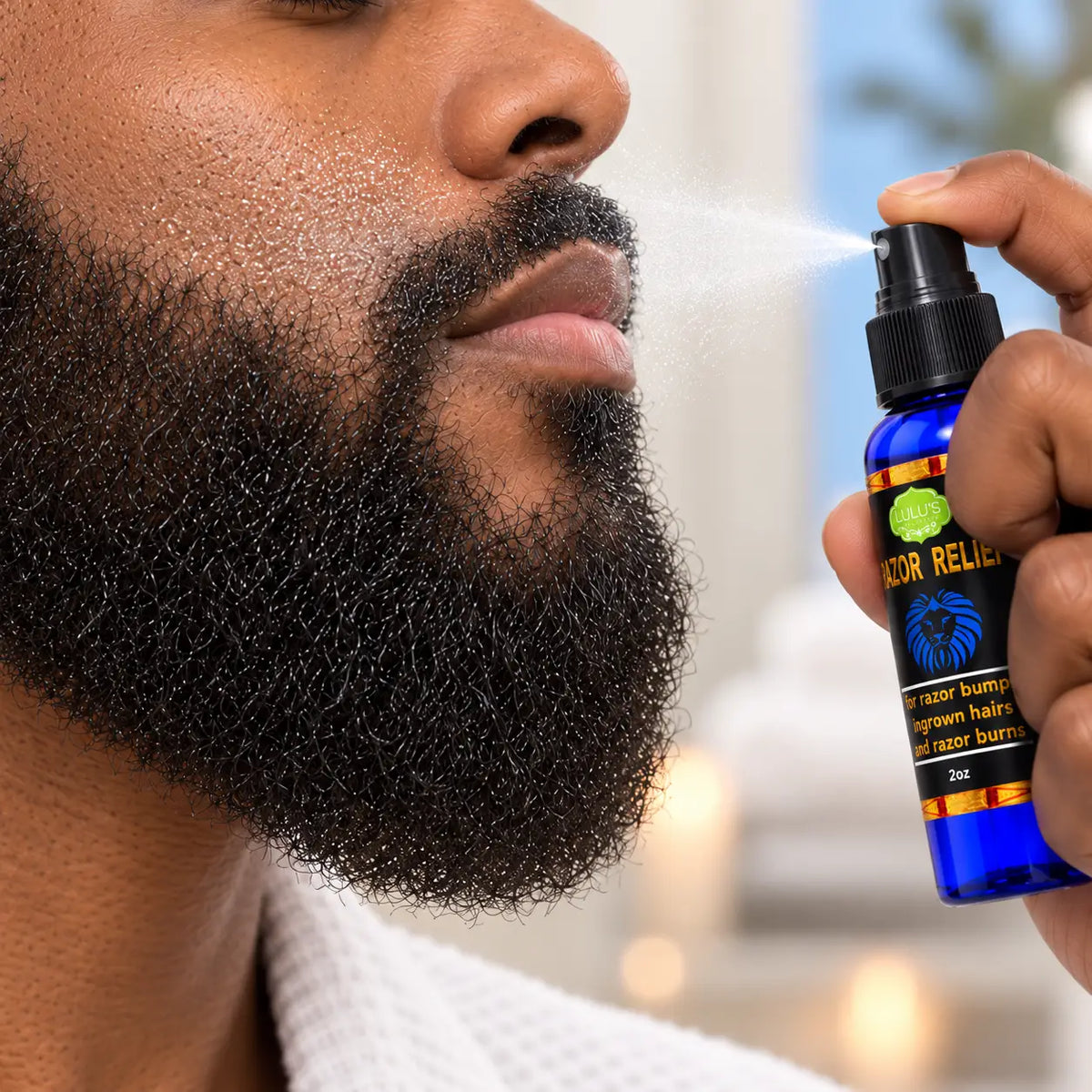 Lulu's Holistics Men's Ultimate Cedarwood Face, Body & Grooming 6-Piece Complete System Routine Box