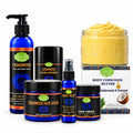Lulu's Holistics Men's Ultimate Cedarwood Face, Body & Grooming 6-Piece Complete System Routine Box
